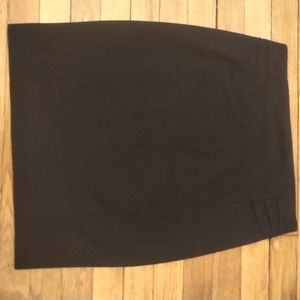 Express knee length pencil skirt black